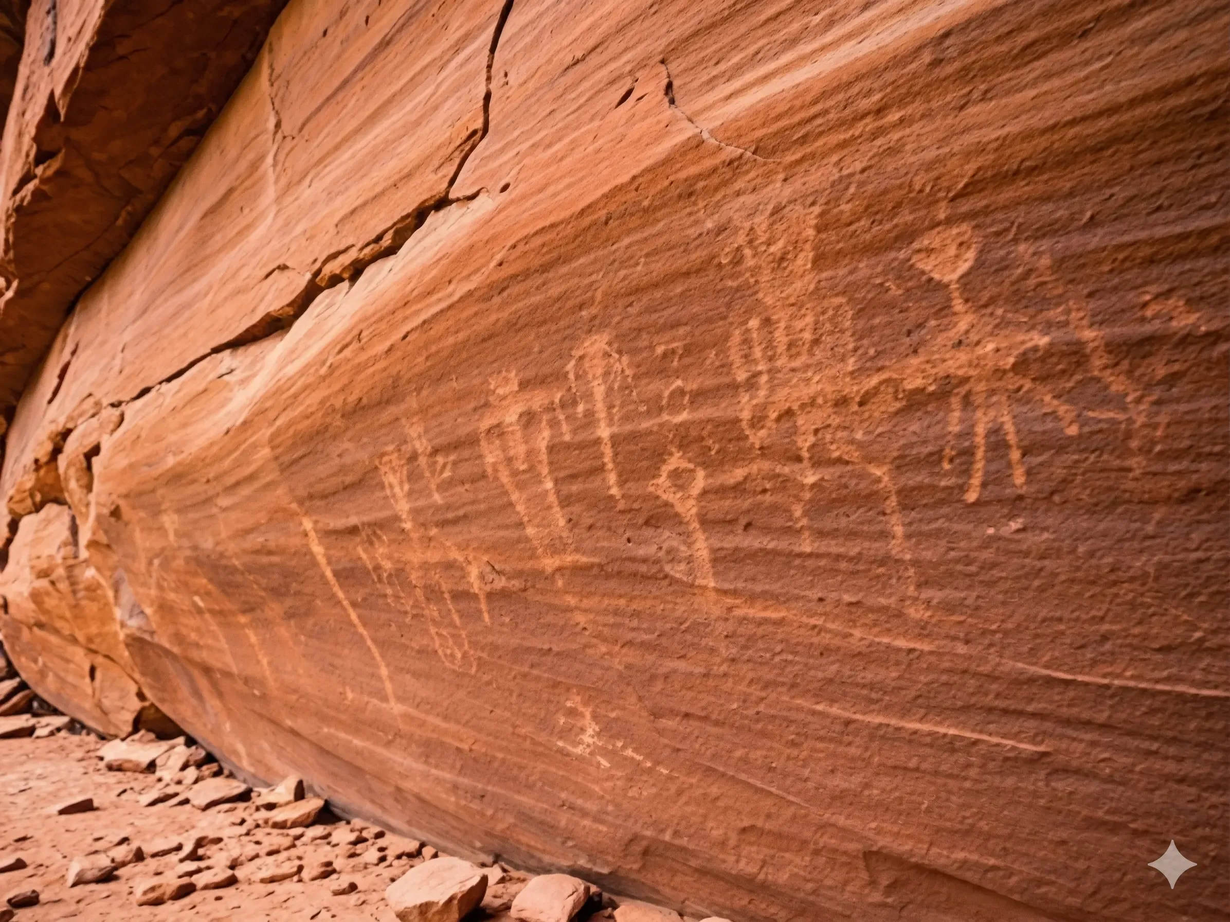 Native American wall paintings