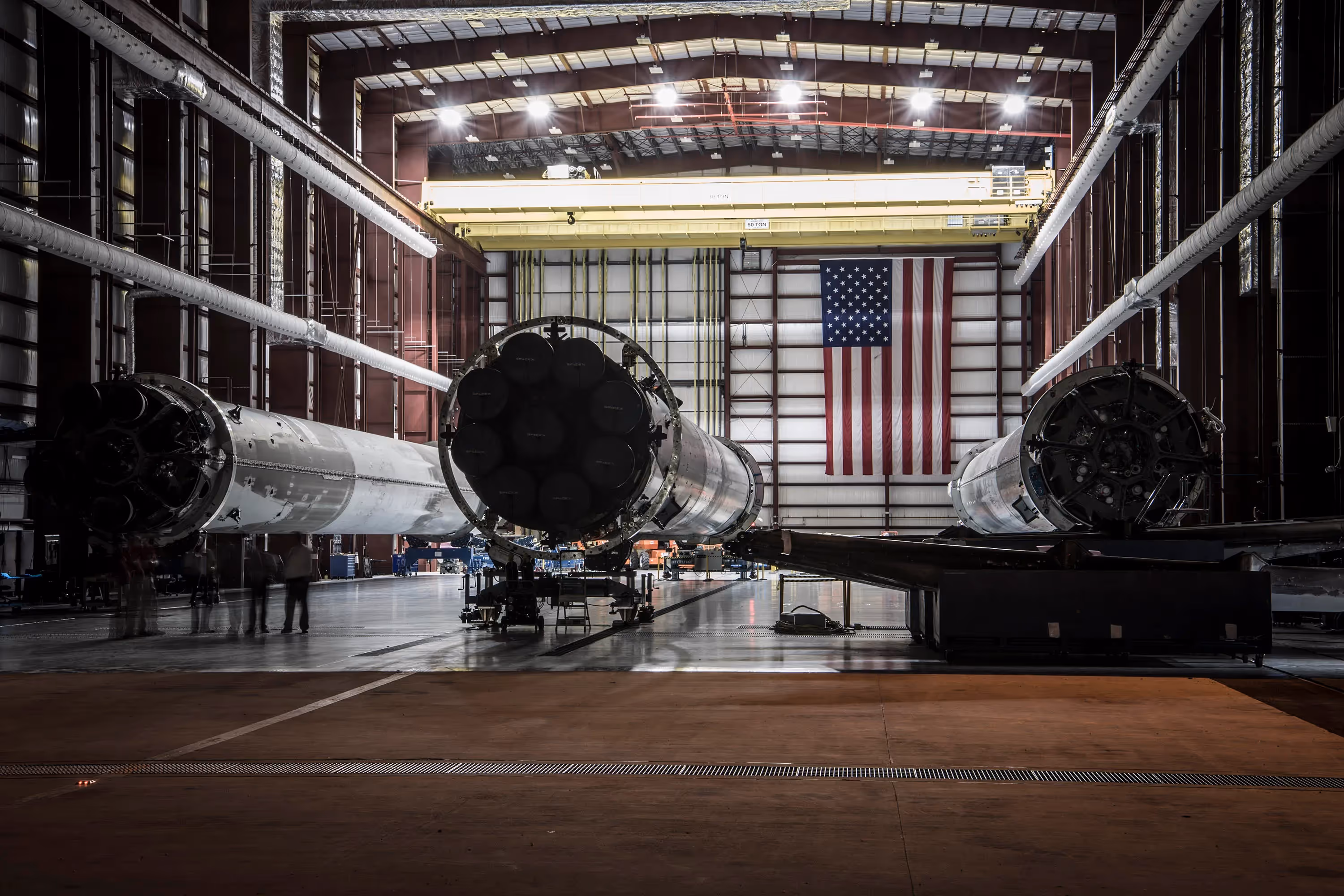 SpaceX rocket assembly facility